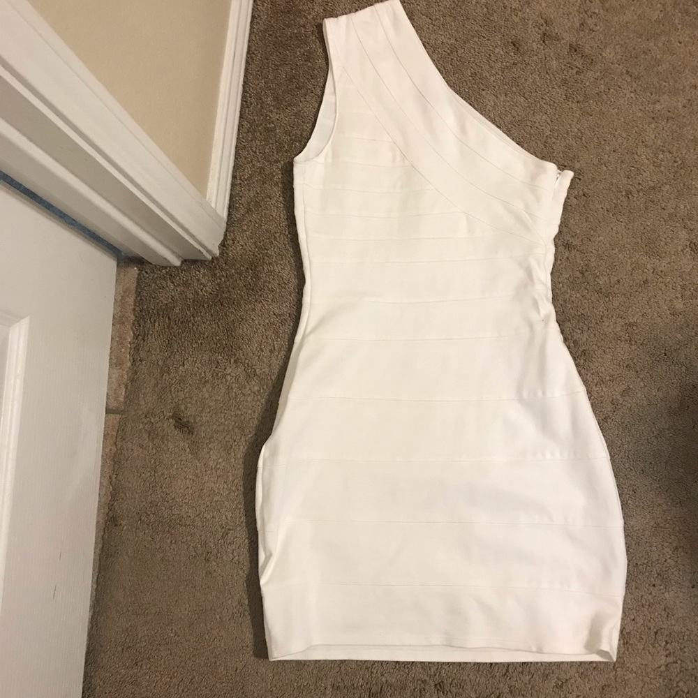 White Bondage dress